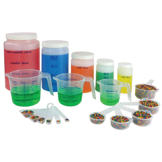 Rainbow Fraction Measuring Cups, Set of 4 - Quality Classrooms