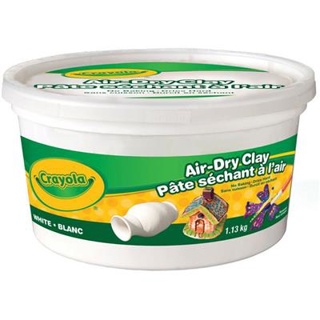Crayola Air-Dry Clay, White, 1.13 Kg - Quality Classrooms