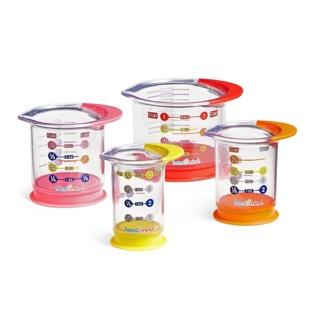 Rainbow Fraction Measuring Cups, Set of 4 - Quality Classrooms