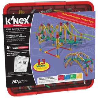 K'Nex Introduction to Structures: Bridges, 207 Pieces