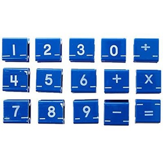 Numbers and Signs Stamps, 15 Pieces