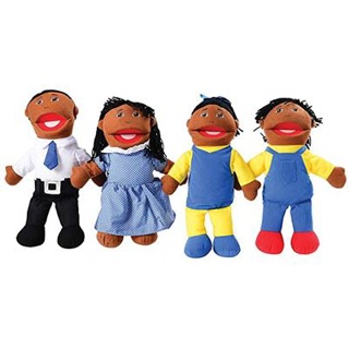 Family Puppet Set, Black