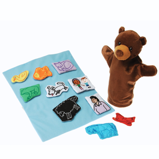 Brown Bear Puppet and Storytelling Props