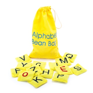 Alphabet Bean Bags, 26 Pieces