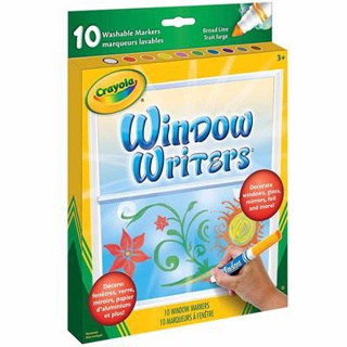 Crayola Window Writers Washable Markers, Set of 10