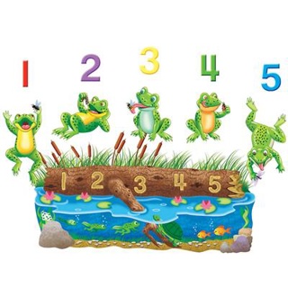 Five Speckled Frogs Flannelboard Set