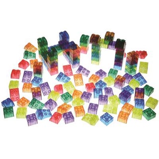 Transparent Bricks, 136 Pieces