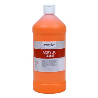 Handy Art® Acrylic Paint, 32 oz, Chrome Orange