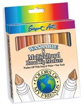 *Washable Markers, Multicultural, Set of 8