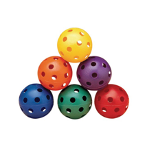 Plastic Practice Balls, 4" Diameter, Set of 6