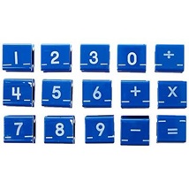 Numbers and Signs Stamps, 15 Pieces