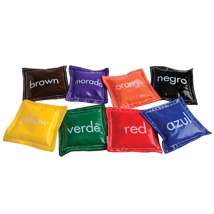 Colour Bean Bags, Assorted, Set of 8