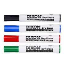 Dry Erase Markers, Wedge Tip, Assorted, Set of 4