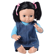 Multiethnic Girl Doll, 13", Indigenous