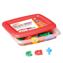 Lowercase Magnetic Letters, Multicoloured, 42 Pieces