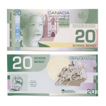 Canadian Play Bills $20, 100 Pieces
