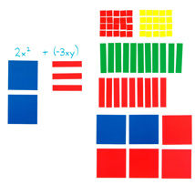 Magnetic Algebra Tiles