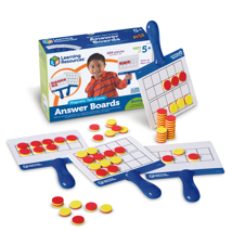 Magnetic Ten-Frame Answer Boards, Set of 4