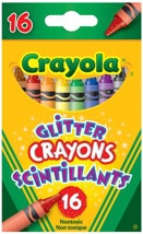 Crayola Glitter Crayons, Set of 16