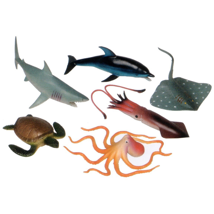 Ocean Animals Collection, Set of 6
