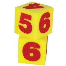 Giant Soft Cubes, Numerals, Set of 2