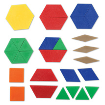 Standard Pattern Blocks, Set of 250