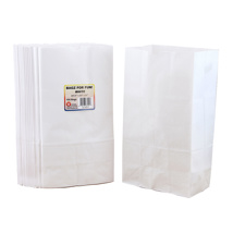 White Paper Bags, Set of 100