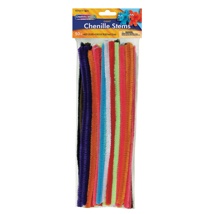 Giant Pipe Cleaners, 12" Long, 50 Pieces
