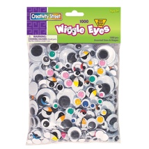 Wiggle Eyes Classroom Pack, 1,000 Pieces