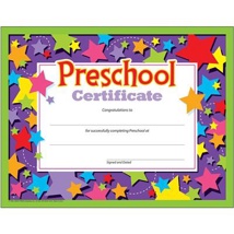 Preschool Certificate, 30 Pieces