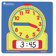 Write-N-Wipe Student Clocks, Set of 10