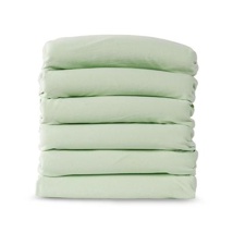 Compact Fitted Crib Sheets, Mint, Set of 6
