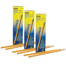 Dixon Classmate Pencils, With Eraser, #2 HB, Set of 36