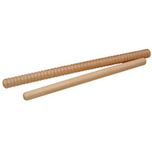 Wood Rhythm Sticks, 12", Natural