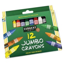 *Large Best Buy Crayons, Assorted, Set of 12