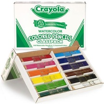 Crayola Watercolour Coloured Pencils Classpack, Set of 240