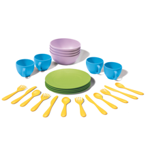 Green Toys Dish Set, 24 Pieces
