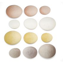 Natural Sorting Stones, 12 Pieces