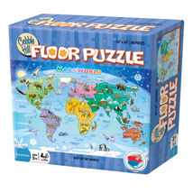 Map of the World Floor Puzzle, 48 Pieces