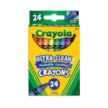 Crayola Washable Crayons, Set of 24