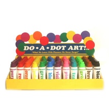 Do-A-Dot Washable Paint Markers, Classpack, Set of 72 