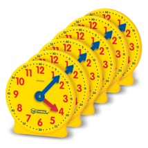 Big Time Mini Clocks, Set of 6