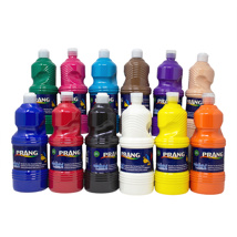 Prang Washable Liquid Tempera Paint, 946 ml, Set of 12