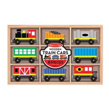 Wooden Train Cars, 8 Pieces