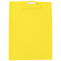 Plastic Clipboard, Yellow 