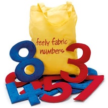 Feely Fabric Numbers