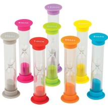 Small Sand Timers Combo, Set of 8