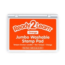 Washable Stamp Pad, Jumbo, Orange