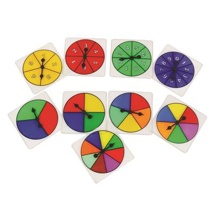 Transparent Spinners, Set of 9