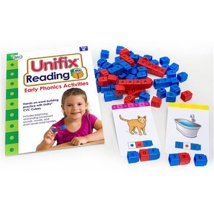 Unifix Reading Early Phonics Kit, 90 Pieces